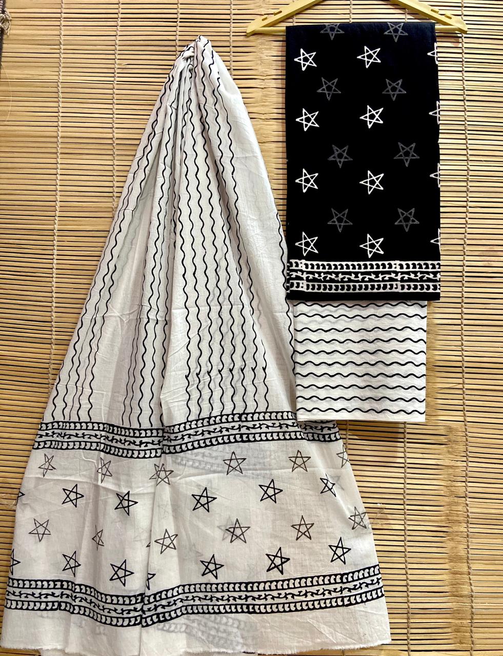 Hand-Block Printed Cotton Suits