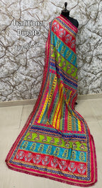 Traditional Chinnon Uppada Silk Dupattas