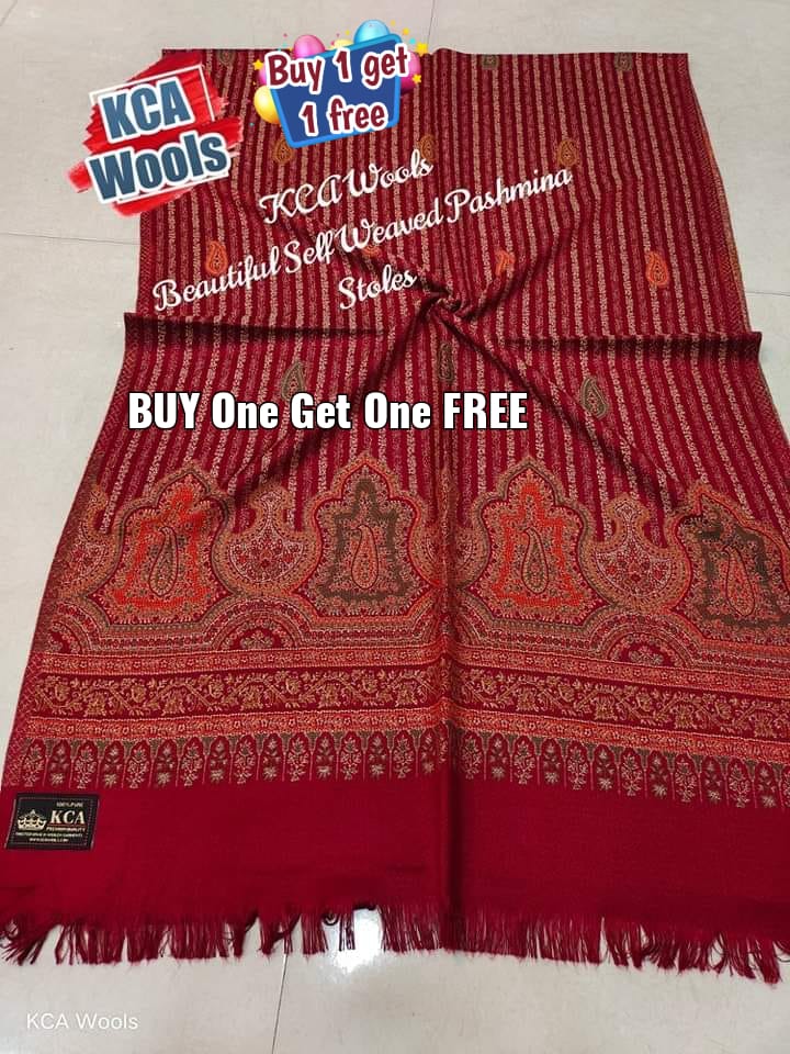 Woolen Stoles Buy 1 Get 1 Offer