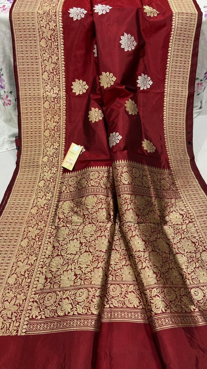 Handloom Benarsi Katan Silk Saree