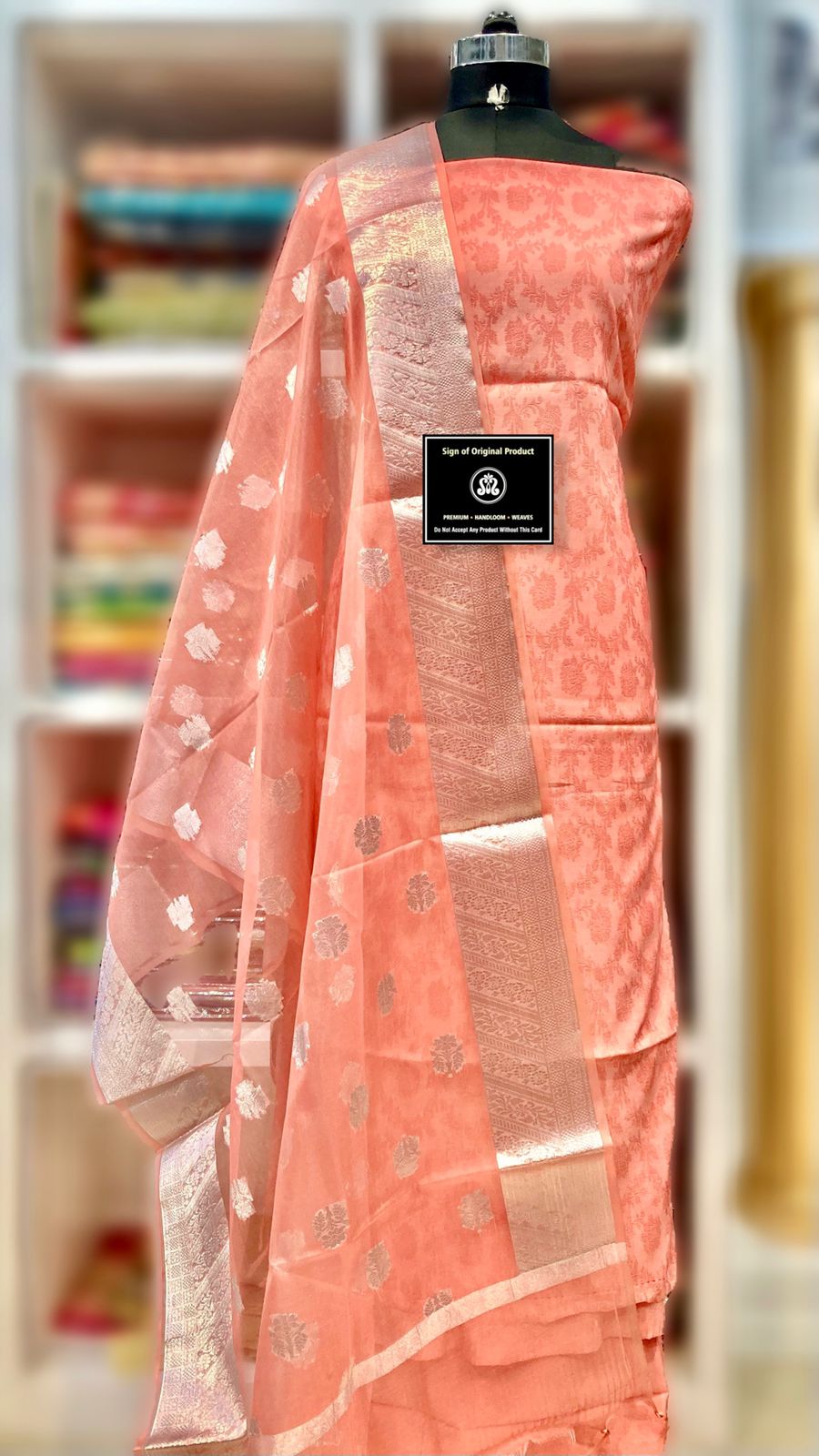 Benarsi soft cotton jaquard suit🌹