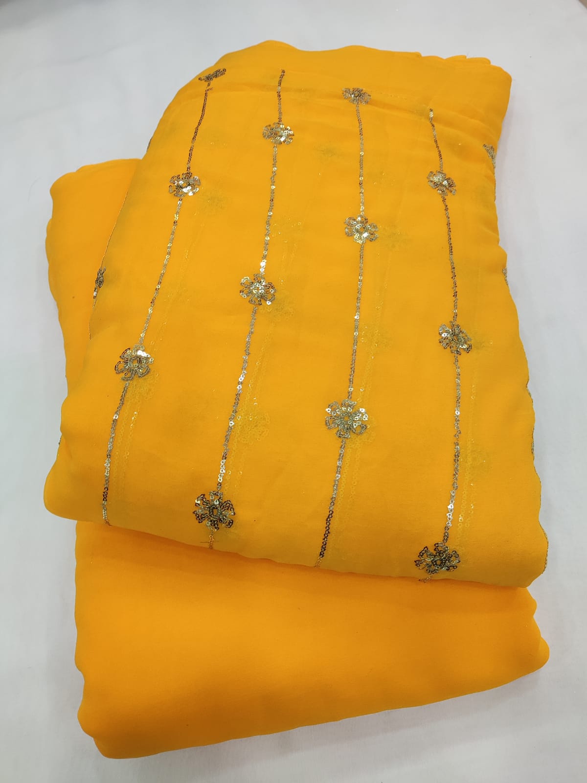 Beautiful Georgette Sequins Suits