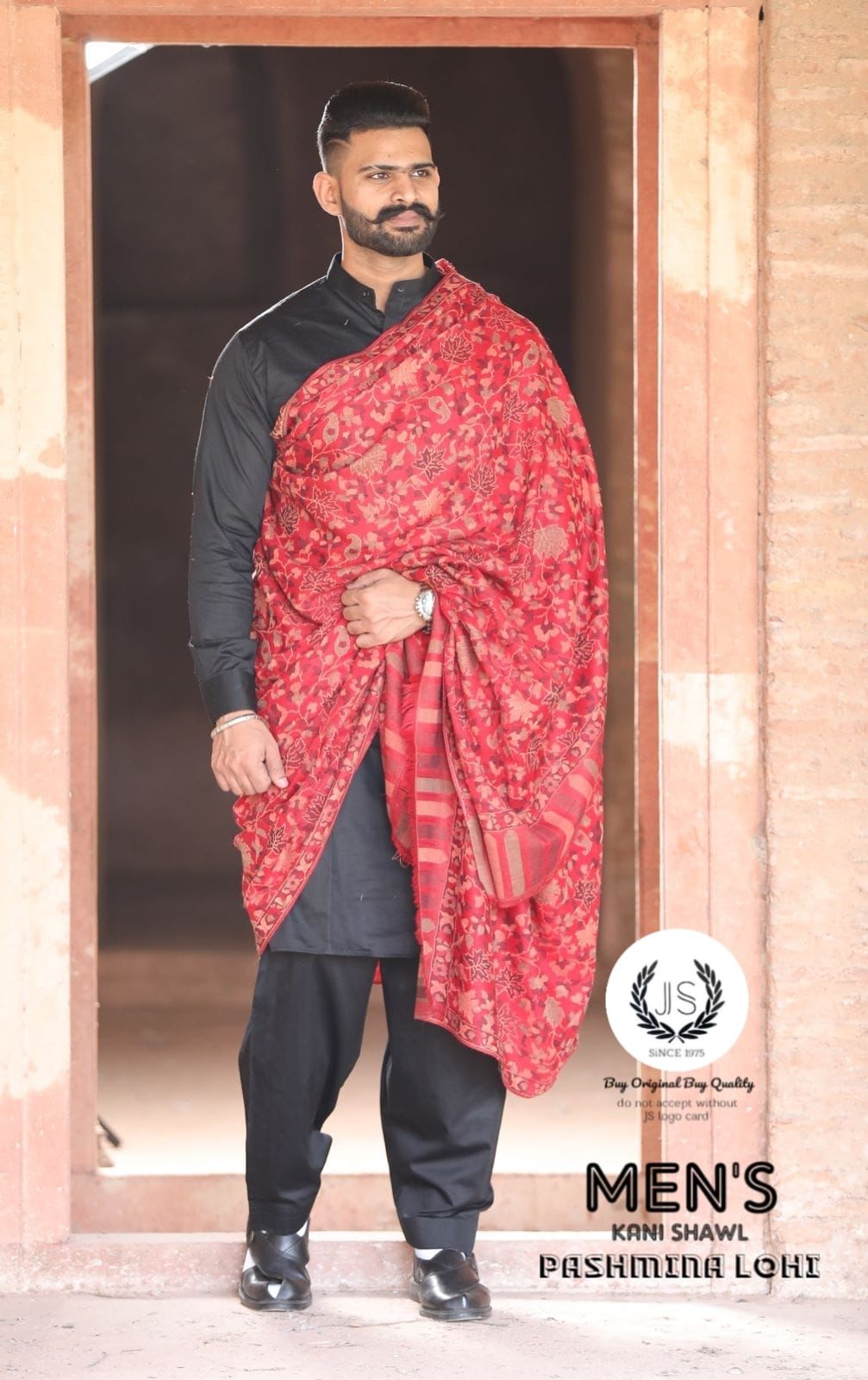 Luxury Men's Pashmina(64 Count) Kani Stoles