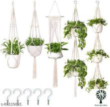 Load image into Gallery viewer, Beautiful Macrame Pot Holders