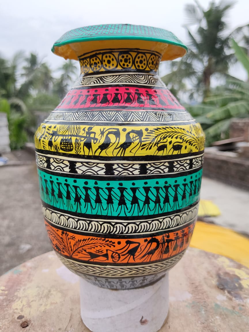 Painted Aluminium Pots
