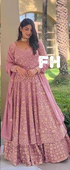 Beautiful Georgette Lehenga Stitched