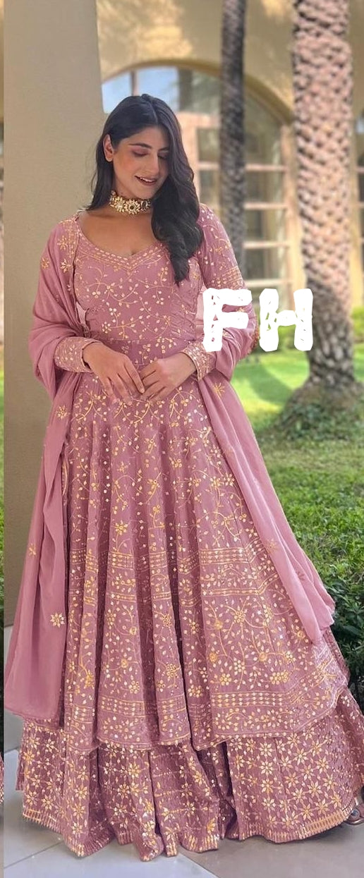 Beautiful Georgette Lehenga Stitched