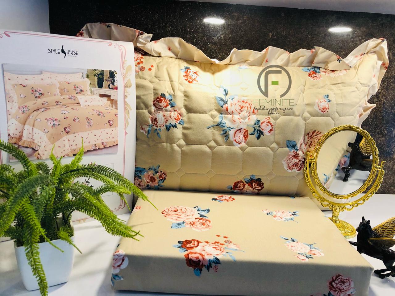 Rose Bud Designer Bedsheets