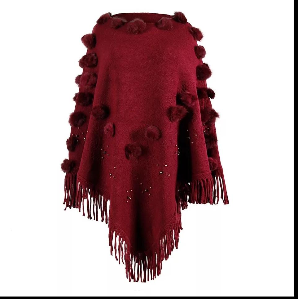 O-Neck Poncho
