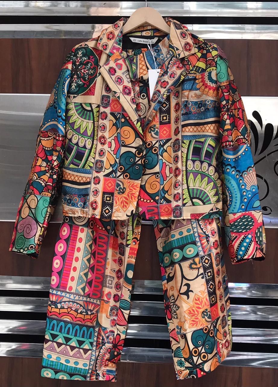 Zara two piece blazer set Clearance