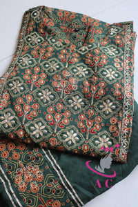 Cotton Printed Stitched Shirt with Palazzo