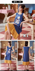 Cute Print Polo/Nighty
