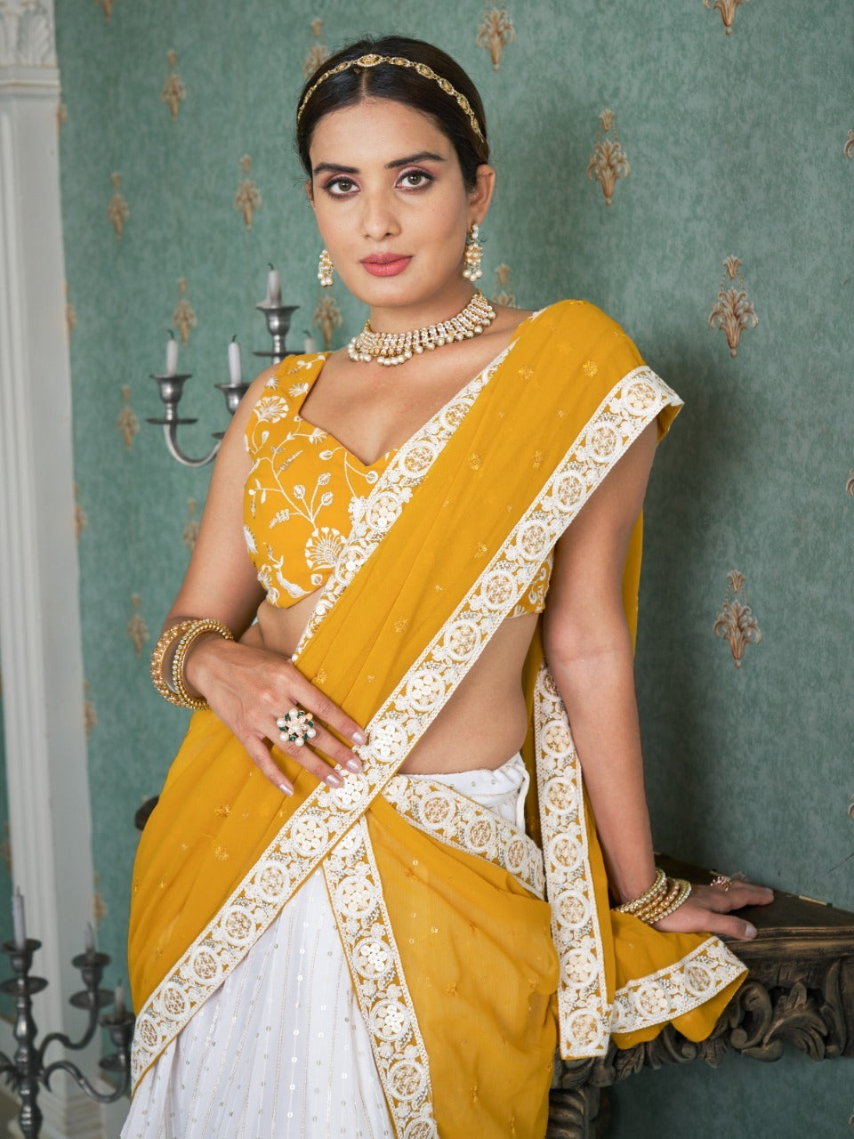 Beautiful Sequins Lehenga Choli Collection