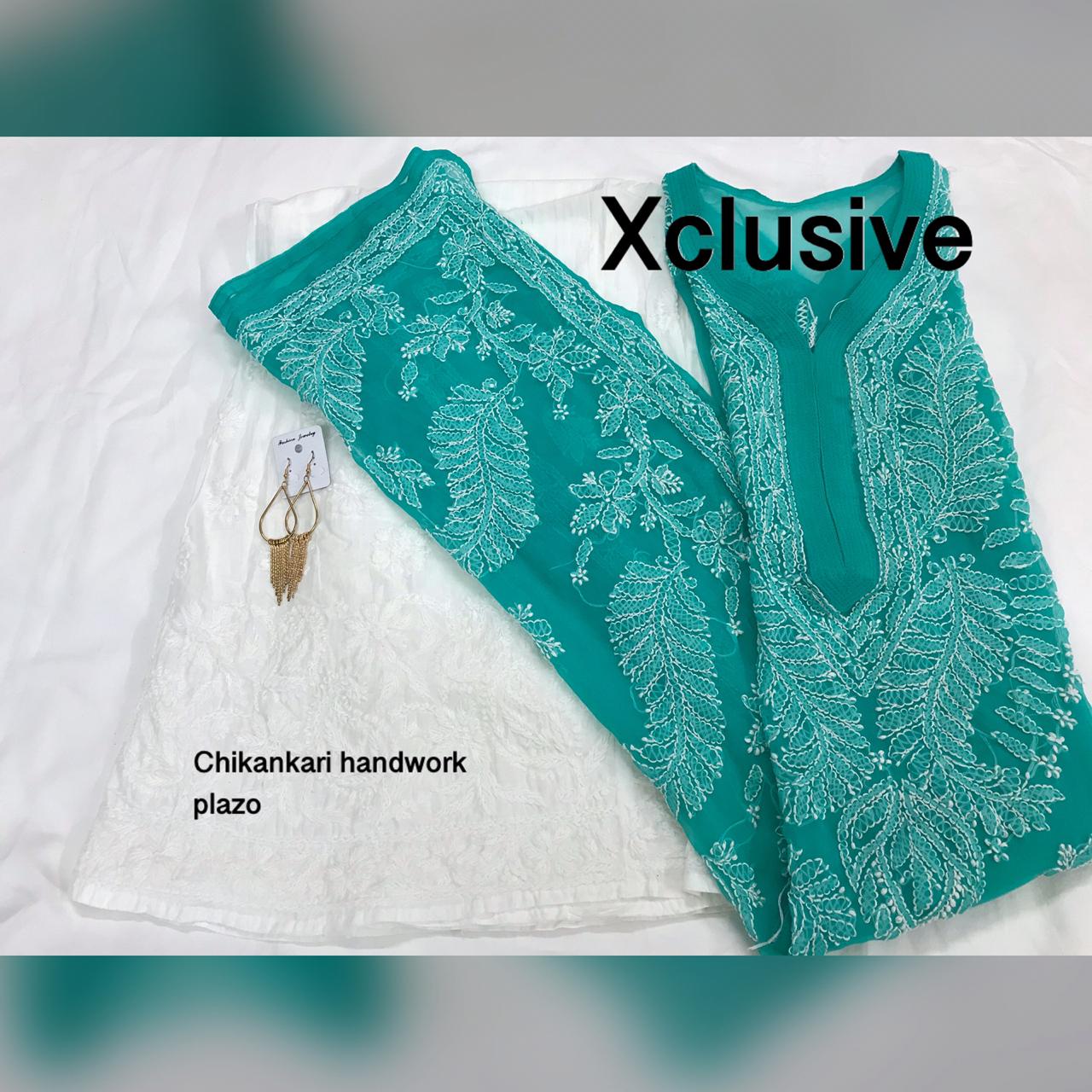 Chikankari Kurti Palazzos