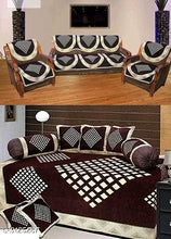 Load image into Gallery viewer, Elite Attractive Diwan Sets and Sofa Covers Combo Vol 1 M8