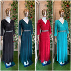 Pleated Long Dress