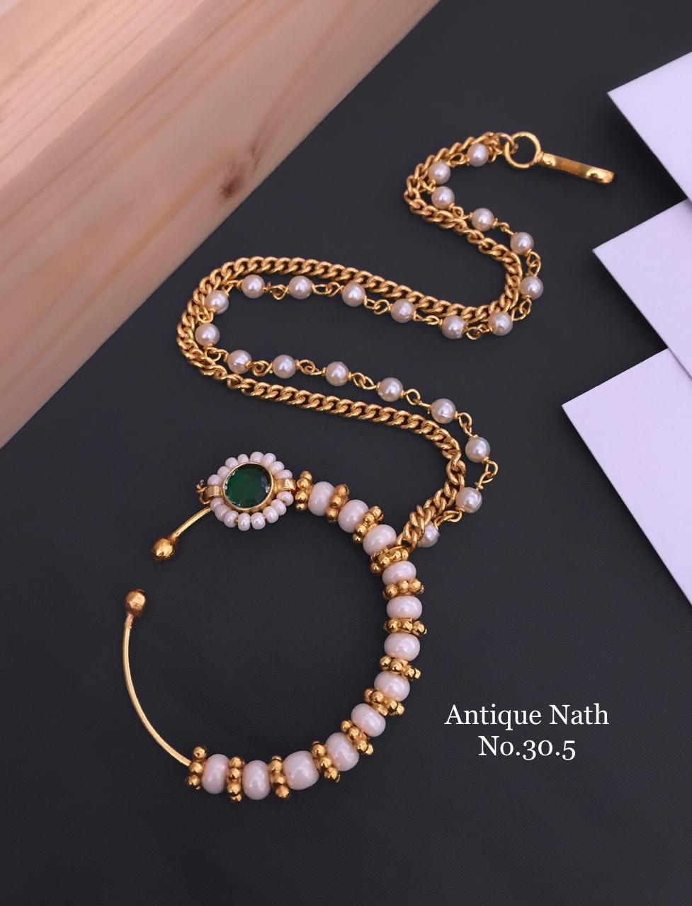 Antique Nose Ring (Nath)
