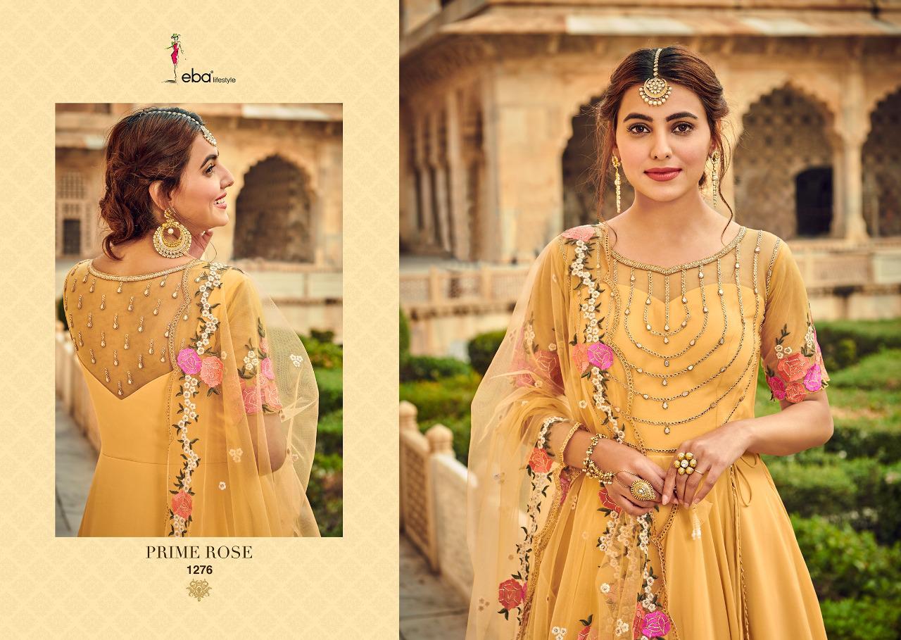 Georgette Embroidery Gown with Dupatta