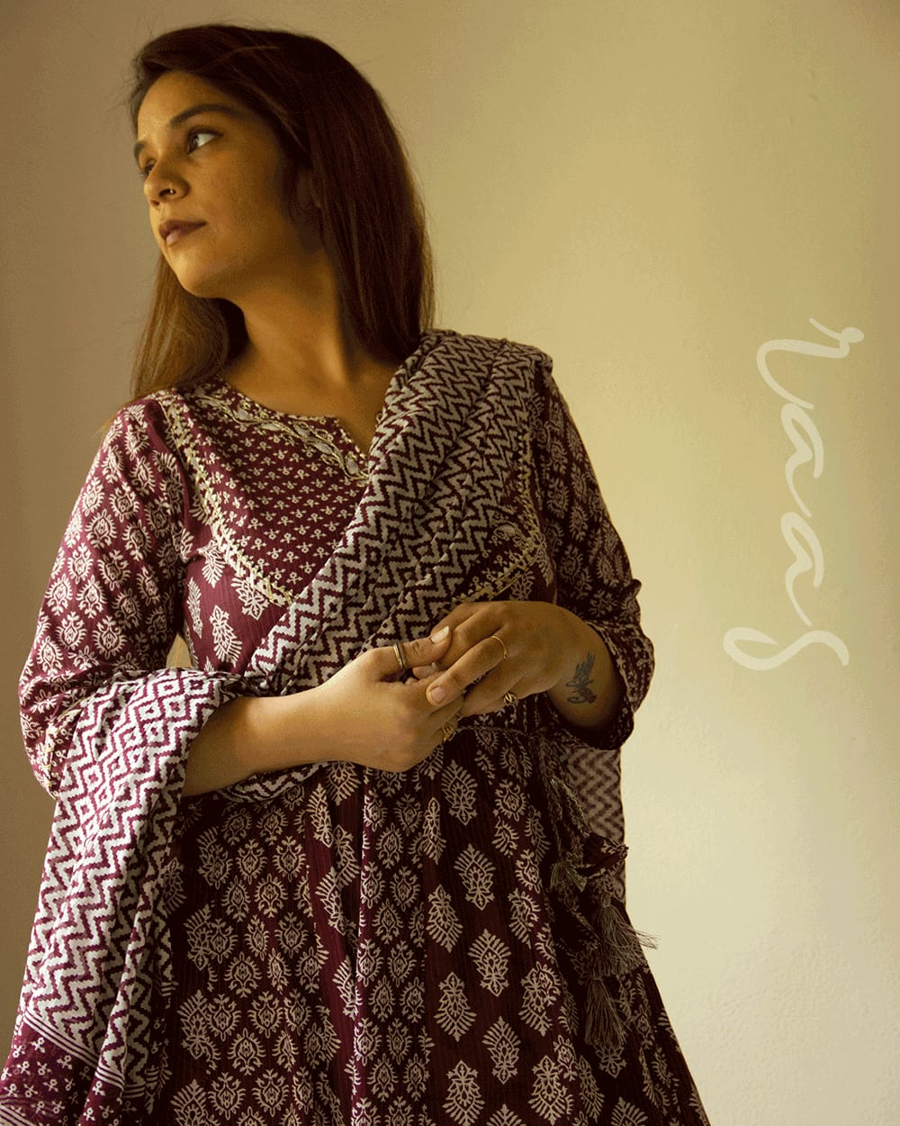 Cotton Kalidar Kurti with Pant