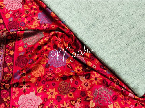 Beautiful Pashmina Suit with Jamawar Shawls