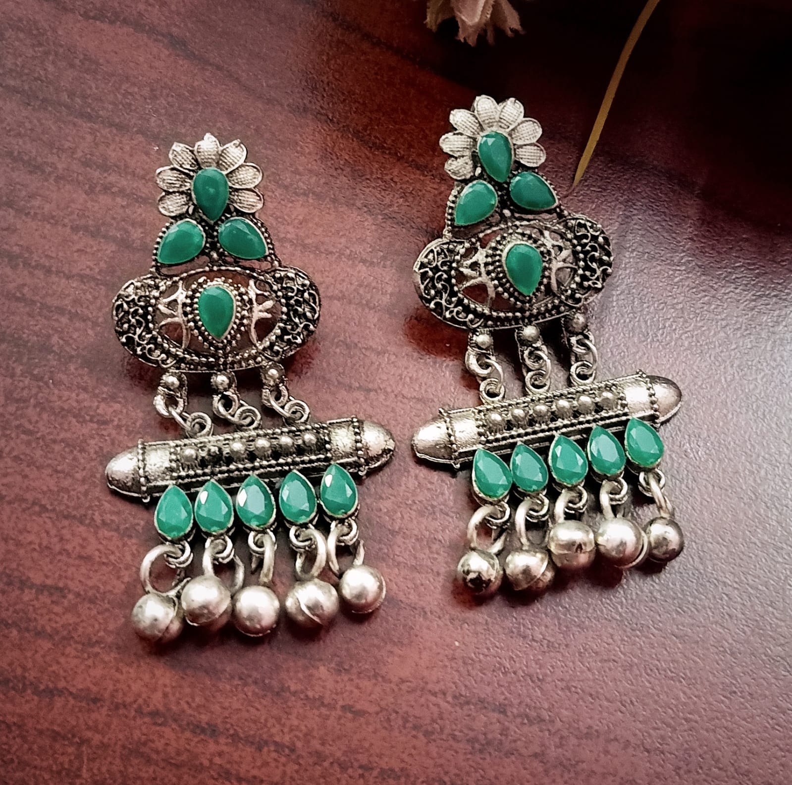 Classy Black Polish Earrings