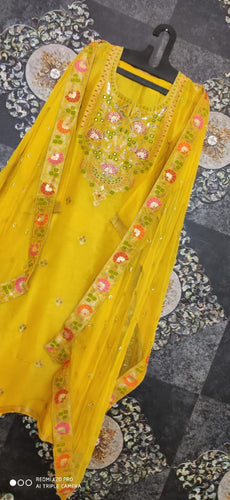 Uppada Silk Suit with Shantoon Bottom