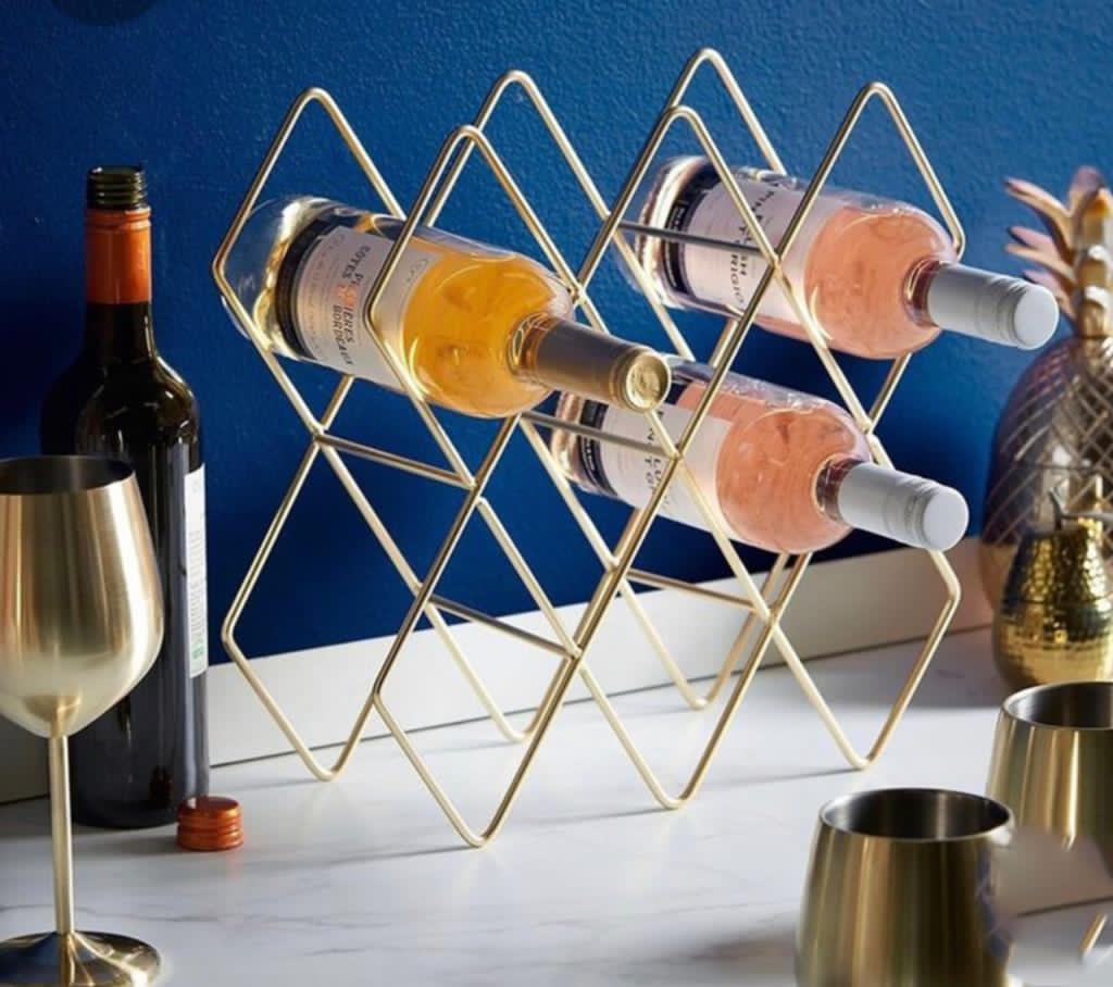 Beautiful Electroplated Wine Racks