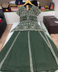Beautiful Georgette Kurti Sharara