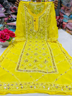 Chikankari Gota Work Kurtis