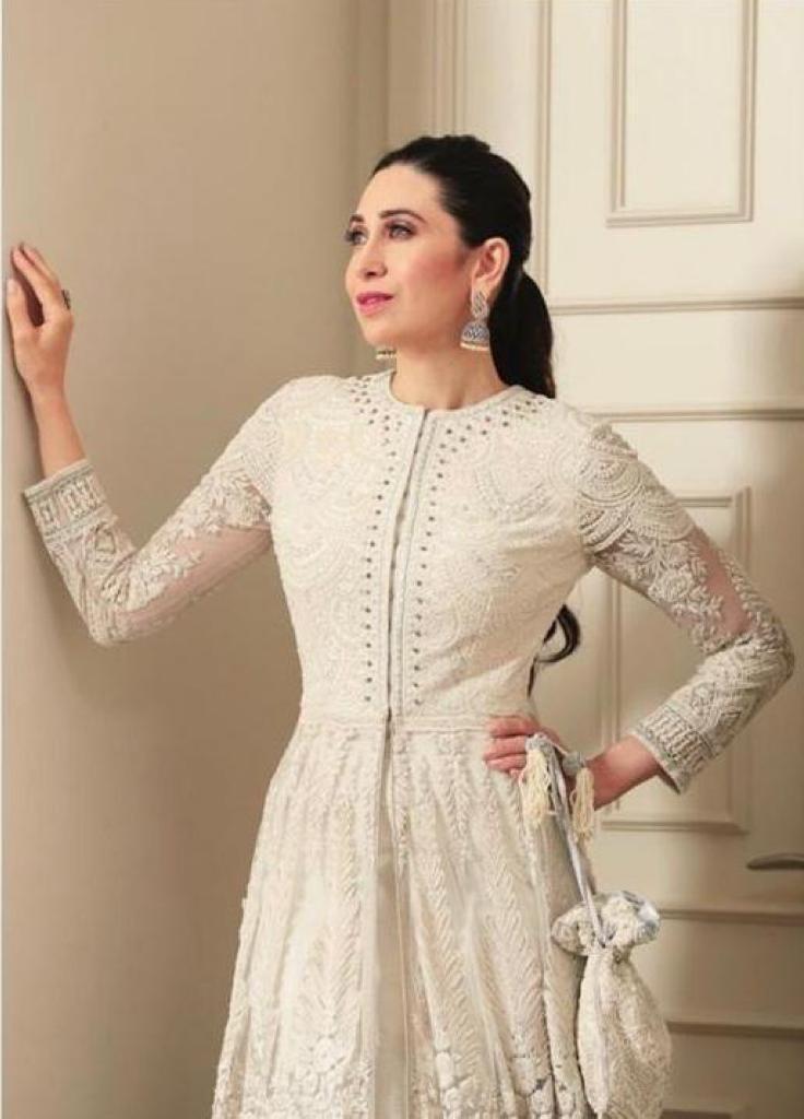 Georgette Embroidery Gown
