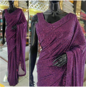 Latest Sequins Party Sarees