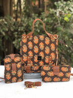 Ikat Handbag (3 piece set)