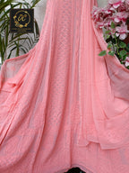 Viscose Georgette Chikankari Anarkali