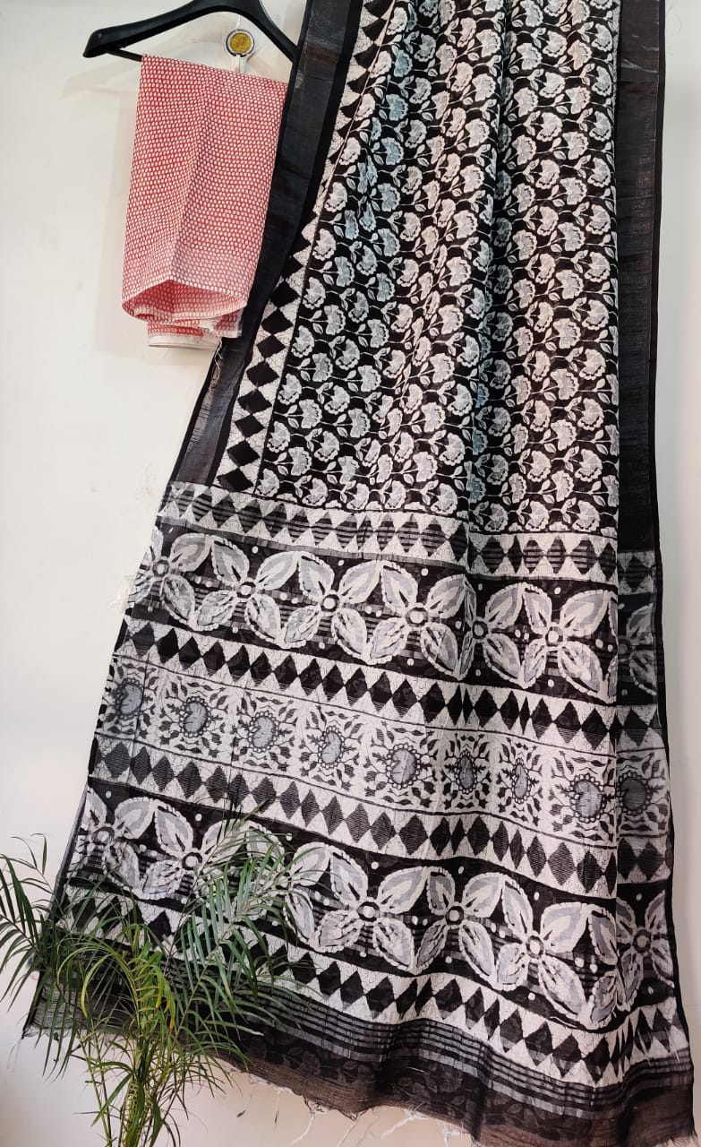Mix-up collection Bagru Sarees