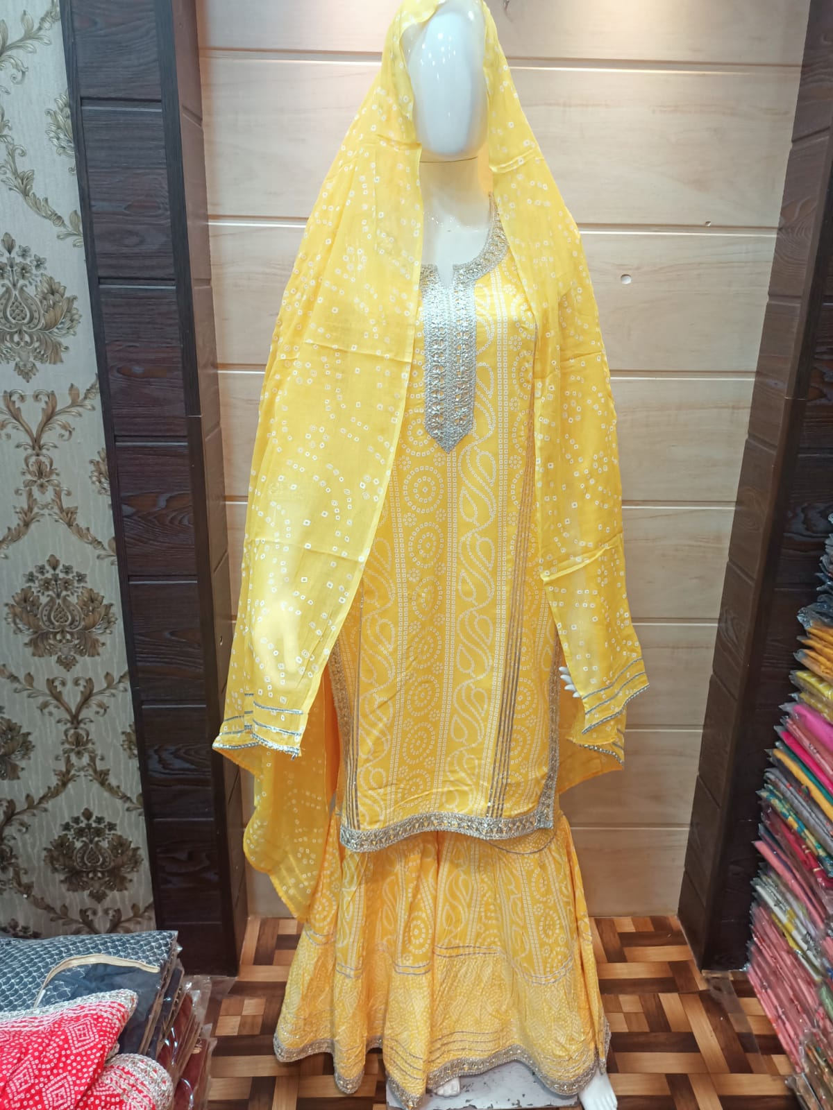 Beautiful Sharara Set with Gota