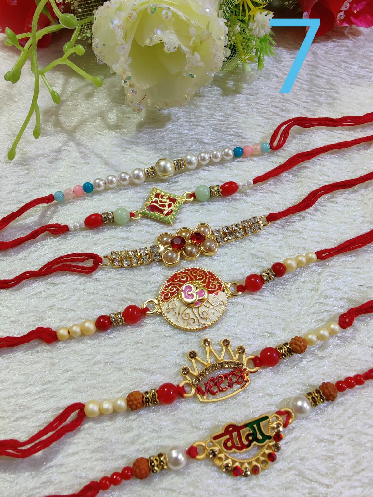 Set of Rakhis(6 pcs)