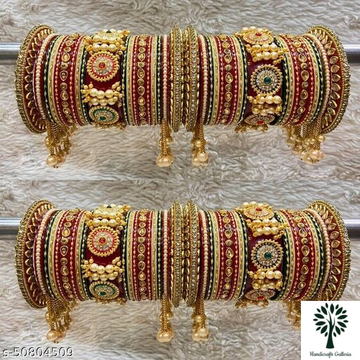 Shimmering Elegant Chuda(Bridal Bangles)