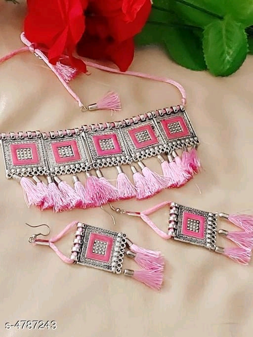 Shimmering Silver Plated Fusion Jewelry Sets M20