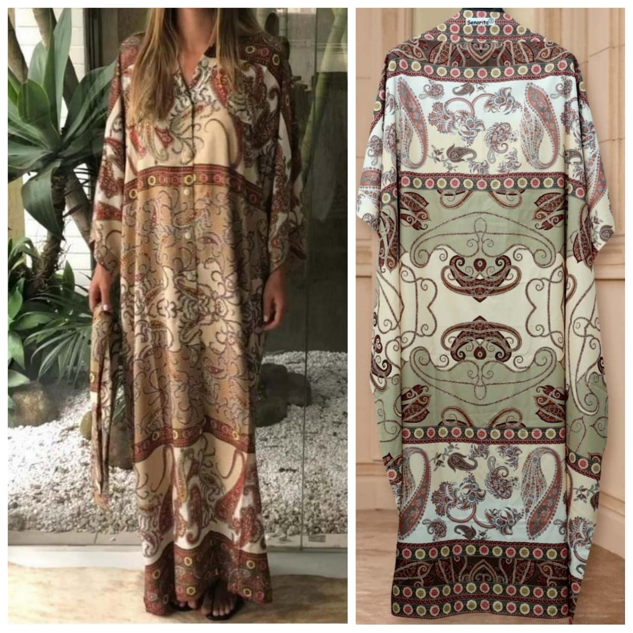 Beautiful Crepe Kaftans