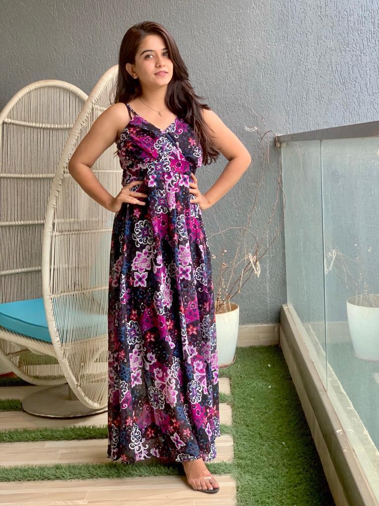 Chiffon One Piece Dress