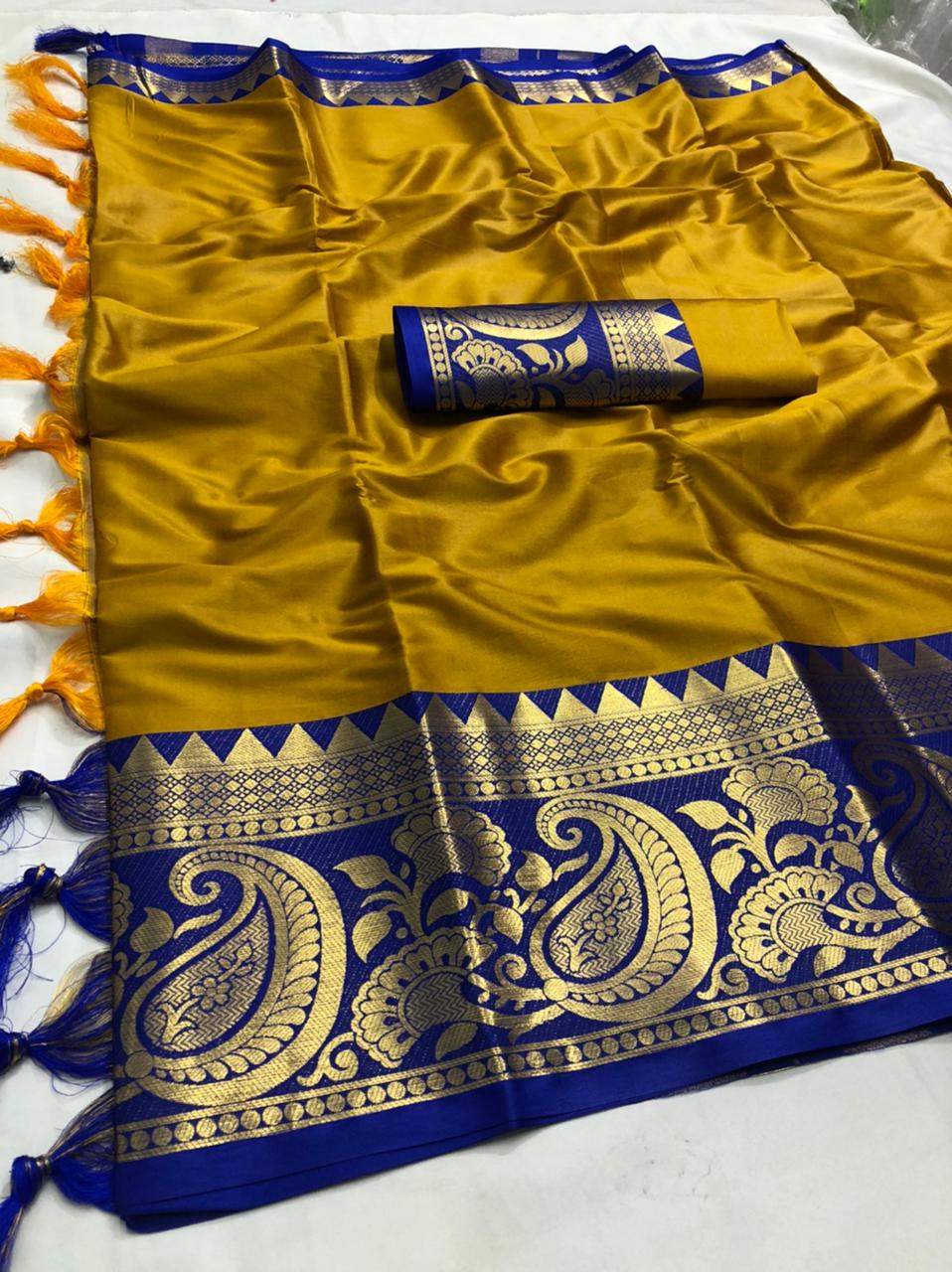 Beautiful Mercerised Cotton Silk Sarees