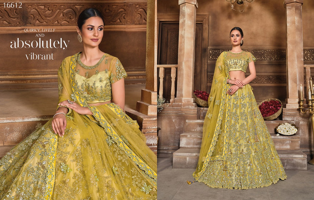 Beautiful Net and Satin Silk Lehengas