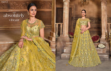 Load image into Gallery viewer, Beautiful Net and Satin Silk Lehengas