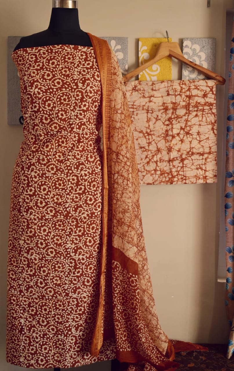Real Wax Batik Cotton Suits