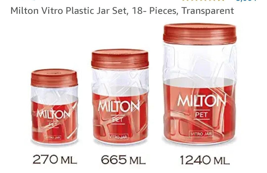 Milton 18 Pieces Jar Set