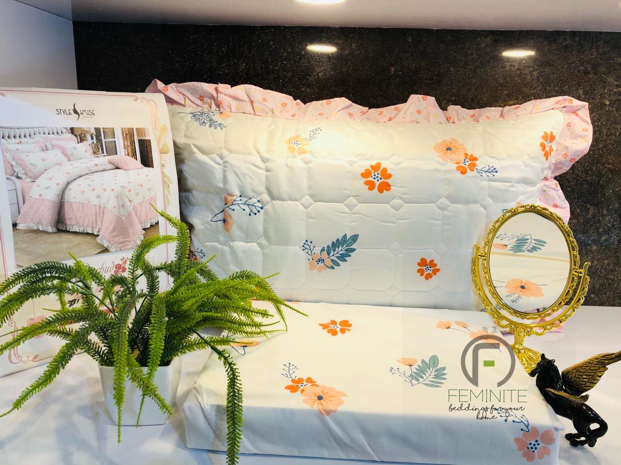 Rose Bud Designer Bedsheets
