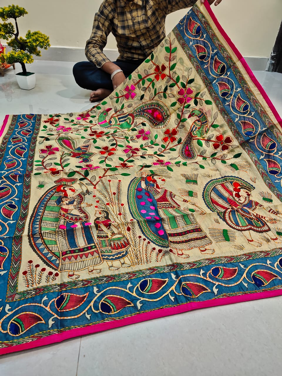 Beautiful Kalamkari Dupattas