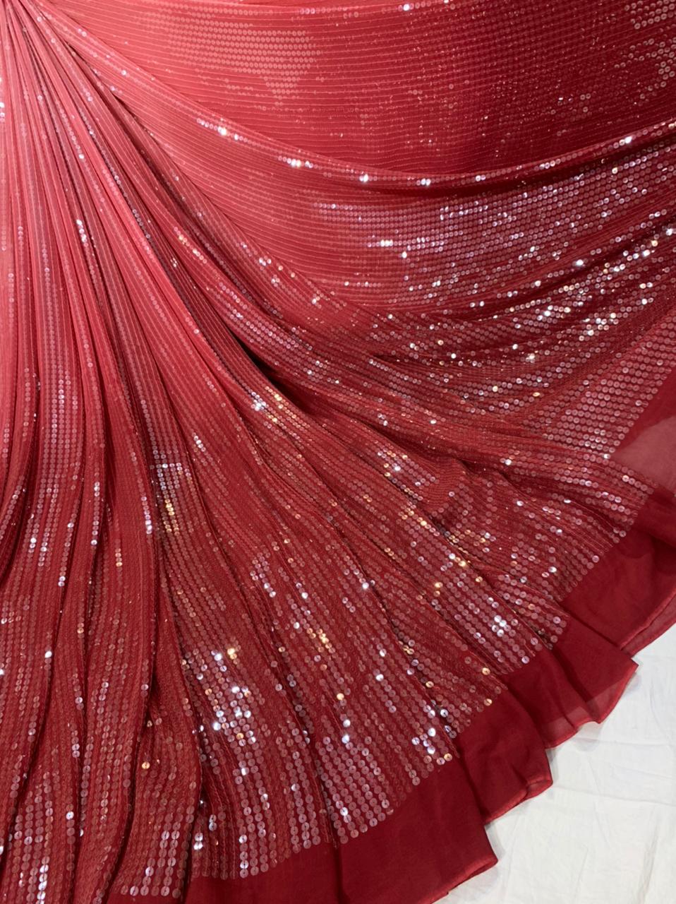 Georgette Sequinned Sarees