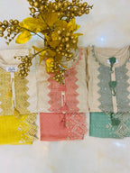 Khadi Chanderi Semi-stitched