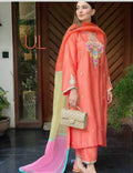 Chanderi Silk Embroidered Set